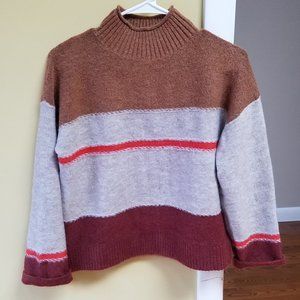 Women Fall Smock Neck Sweater XS